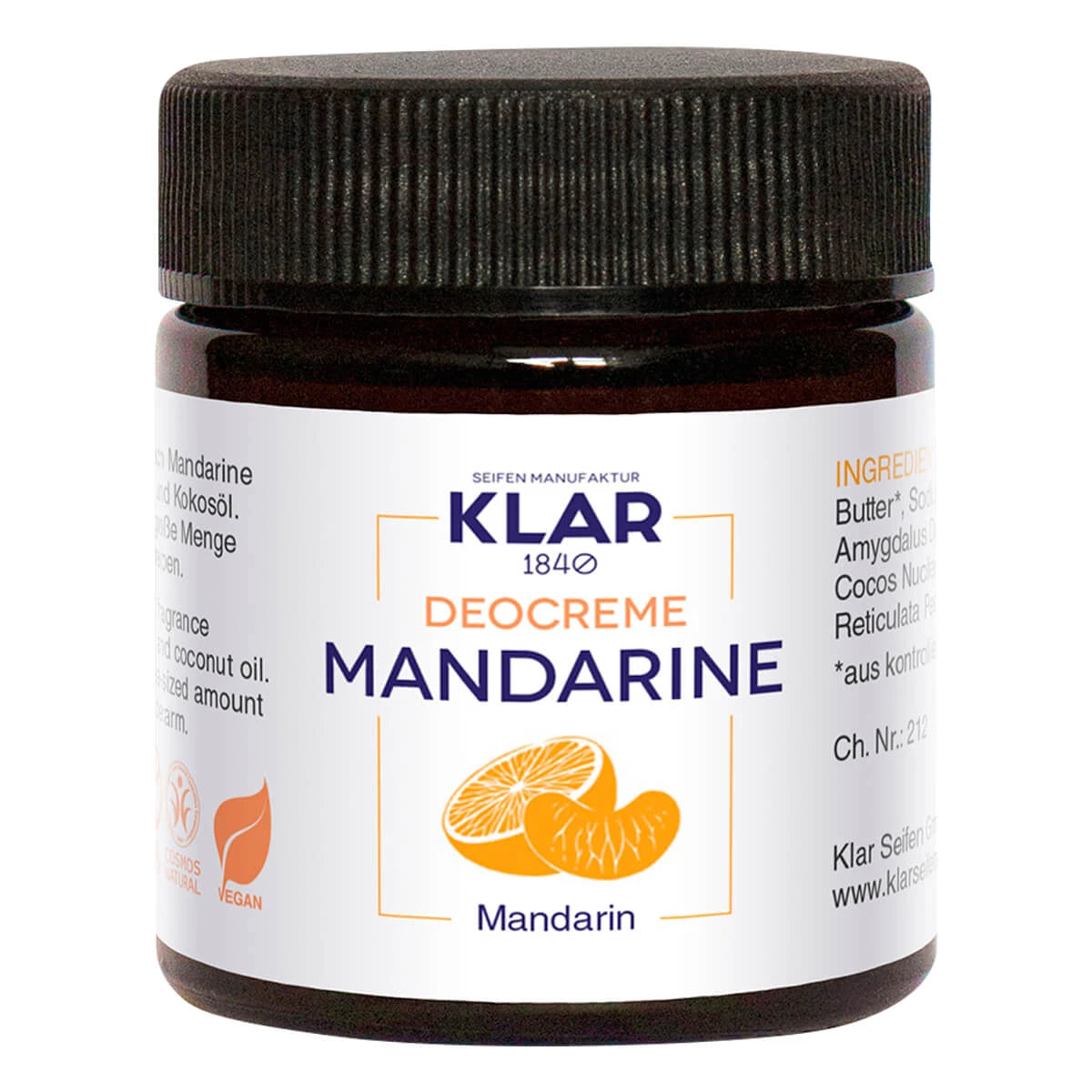 Deodorant Cream, Mandarin, 30 ml.
