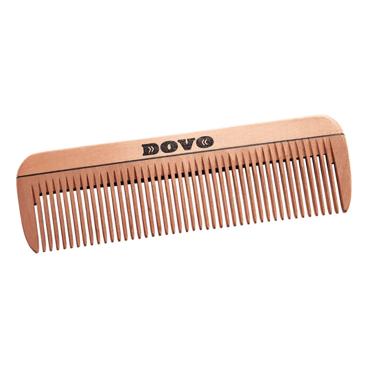Dovo Pocket comb with fine teeth, Pearwood, 10 cm.