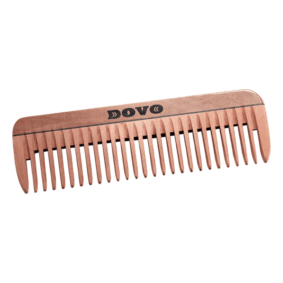 Dovo Pocket comb with medium teeth, Pearwood, 10 cm.