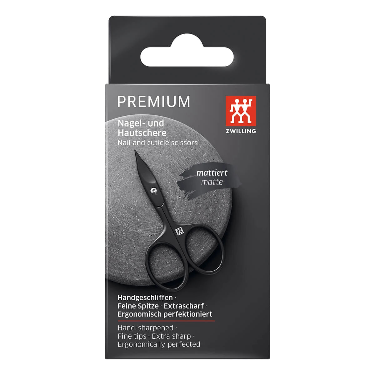 2-in-1 Nail & Cuticle Scissors, Black