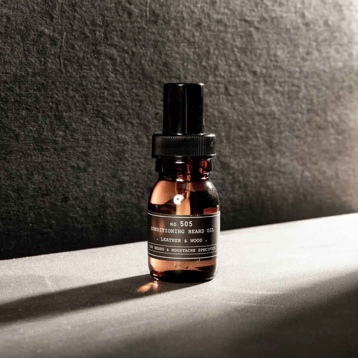 Conditioning Beard Oil, Leather & Wood, No. 505, 30 ml.