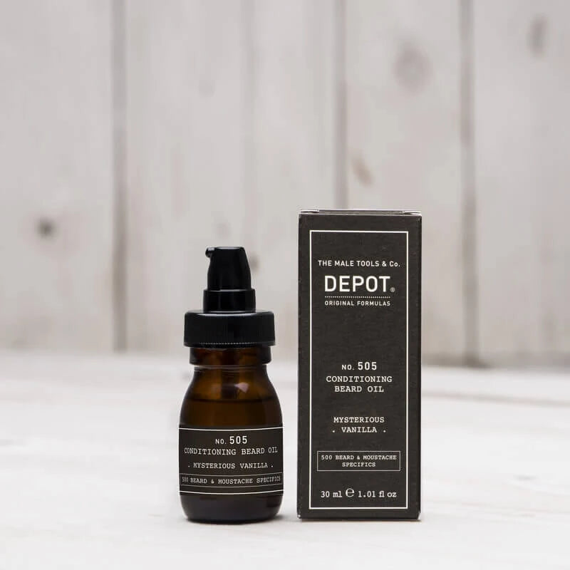 Conditioning Beard Oil, Mysterious Vanilla, No. 505, 30 ml.