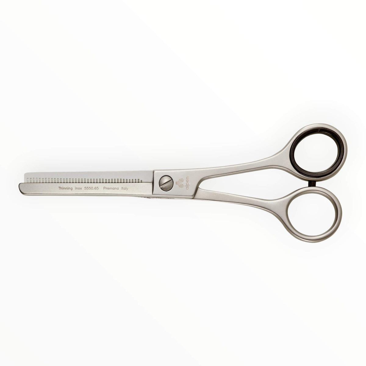 Thinning scissors, One blade, Stainless steel, 16 cm.