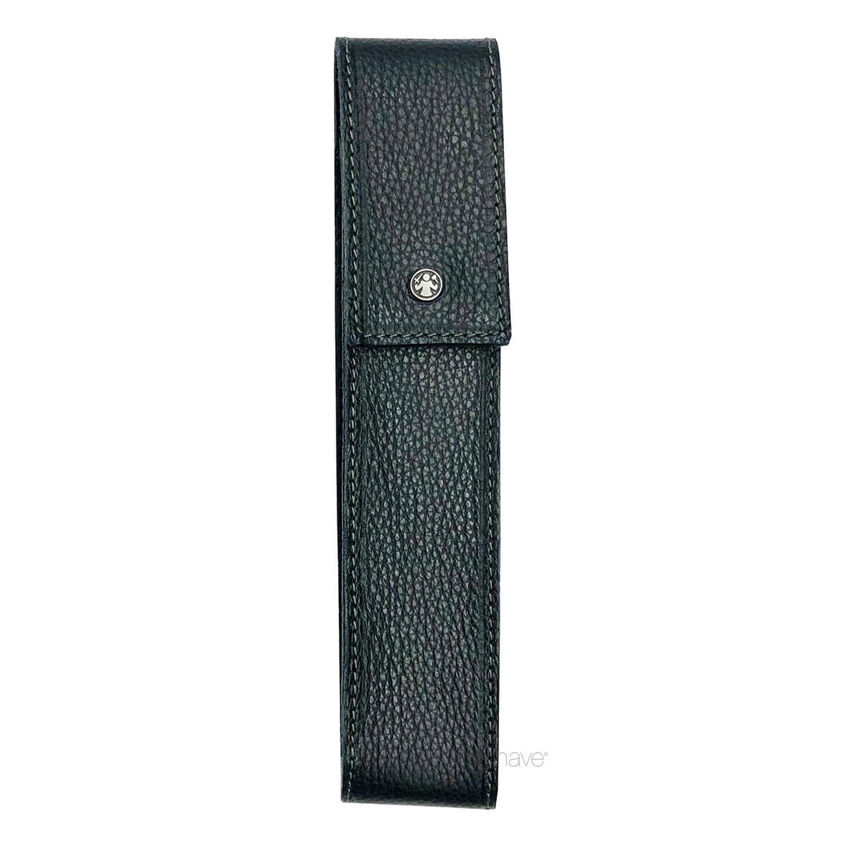 Leather case for Straight Razor, Black Leather