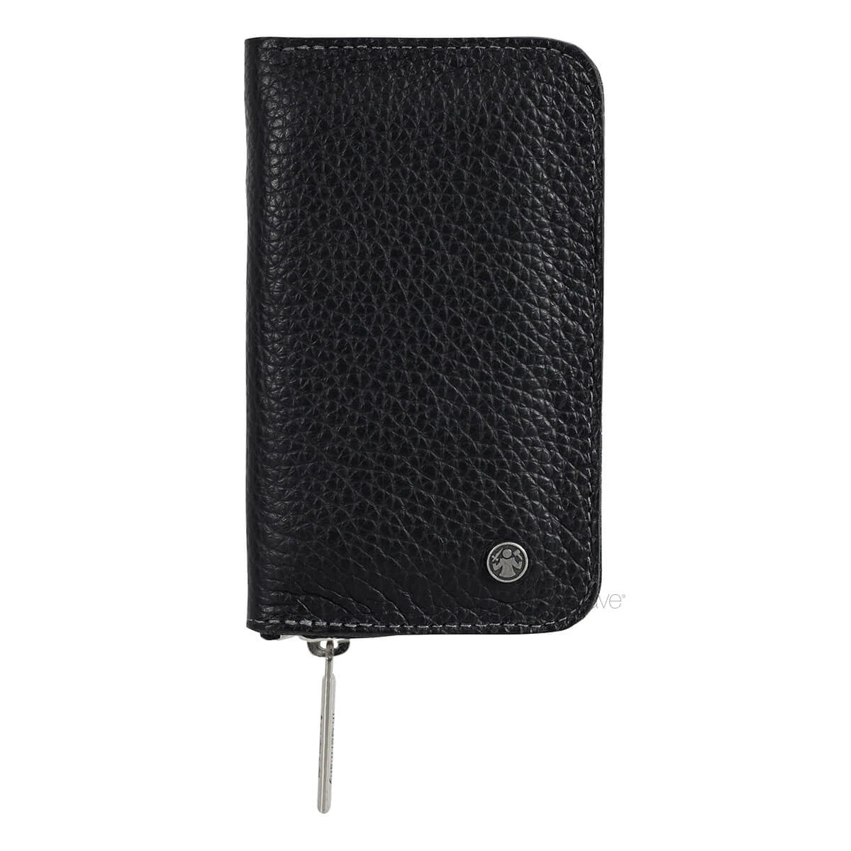 Manicure set with 3 pieces, Black leather