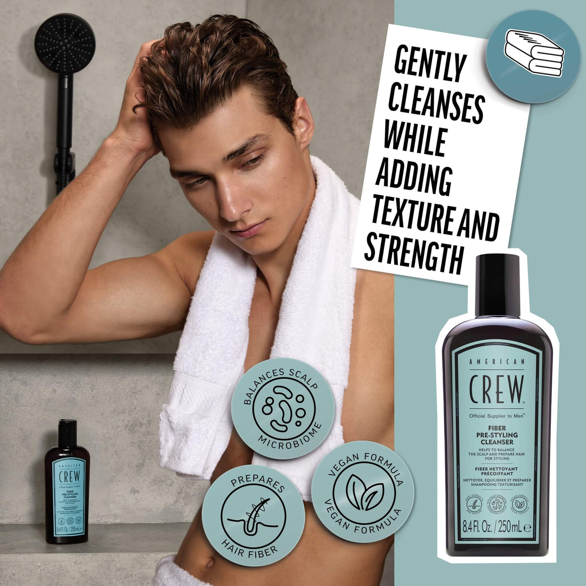 Fiber Pre-Styling Cleanser, 250 ml.