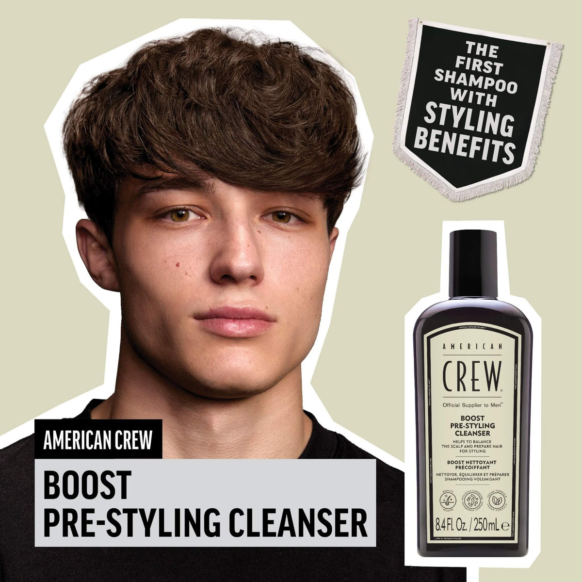 Boost Pre-Styling Cleanser, 250 ml.