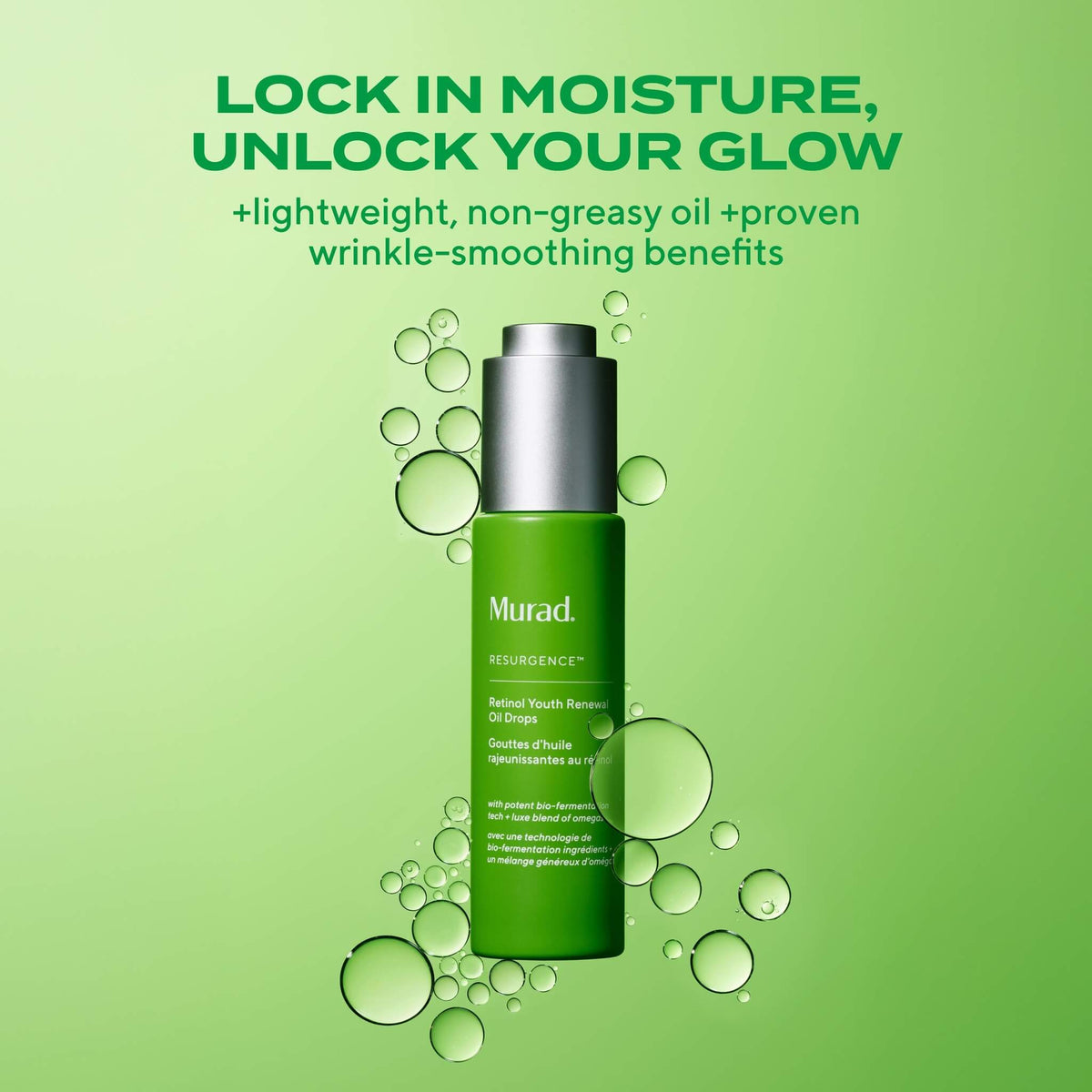 Retinol Youth Renewal Oil Drops, Resurgence, 30 ml.