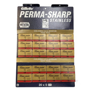 Super DE-Barber blades, 1 bar, 20x5 pcs (100 pcs)