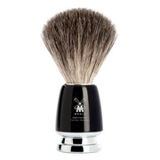 Pure Badger Shaving Brush, 21 mm, Rytmo, Black Resin