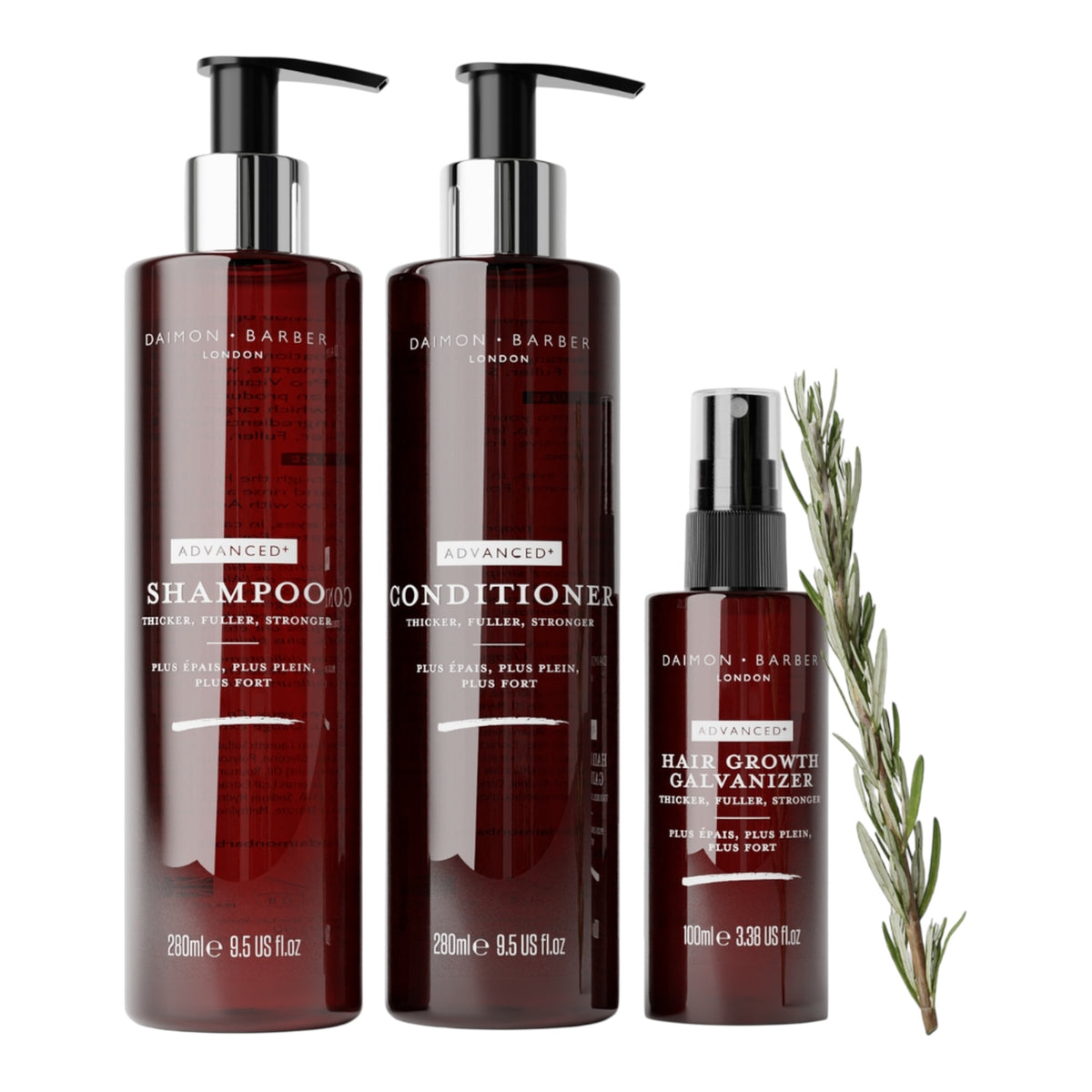 Advanced+ Trio, Shampoo, Conditioner & Hair Growth Galvanizer