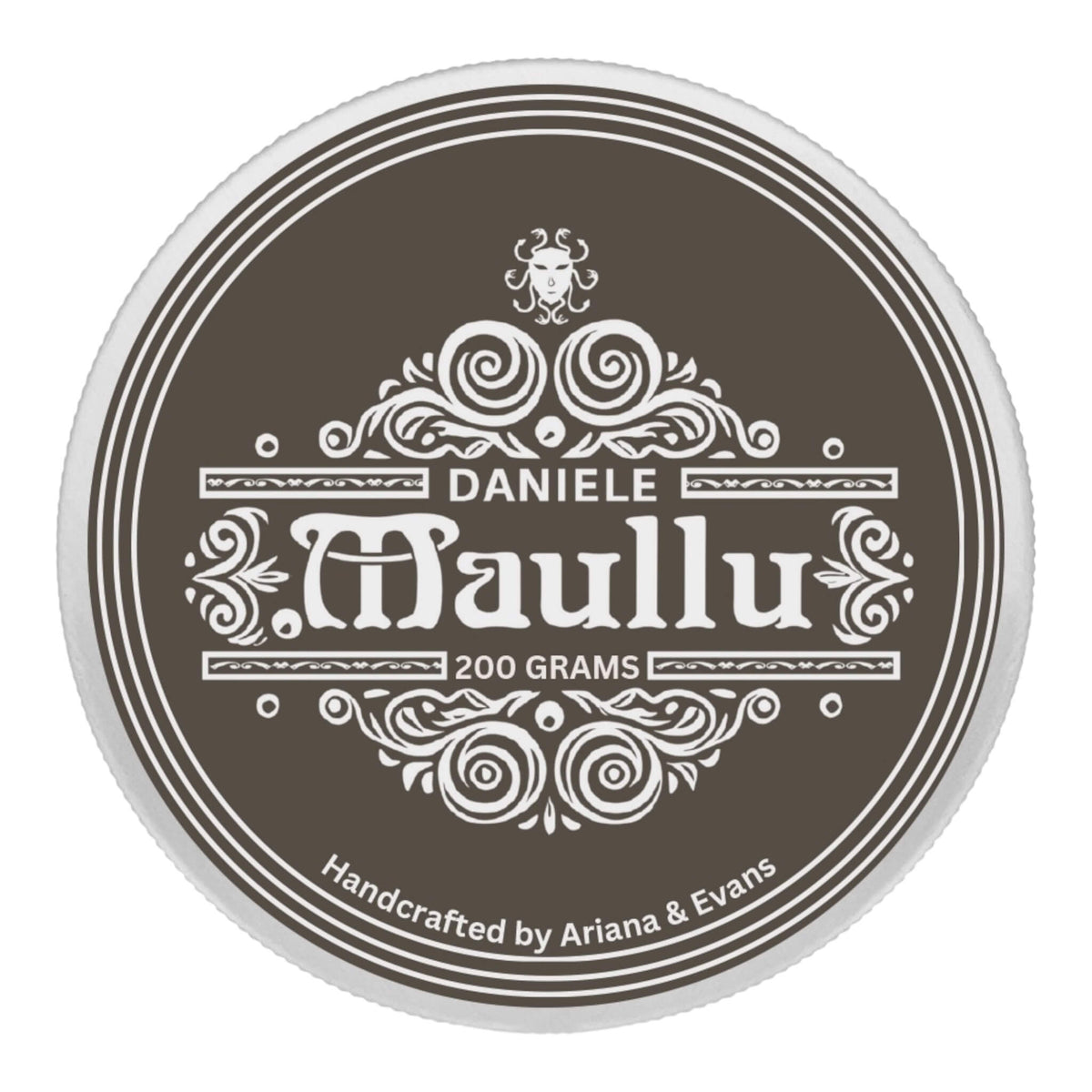 Shaving soap, Maullu Latte & Menta, 231 ml.
