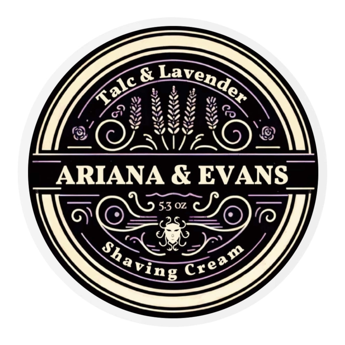 Shaving soap, Talc & Lavender, 157 ml.