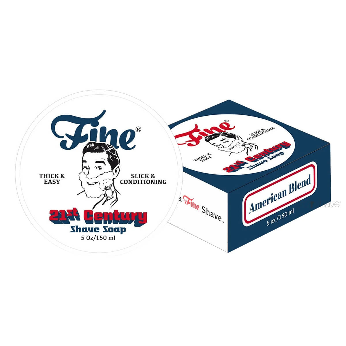 American Blend Shaving Soap in bowl, 150 ml.