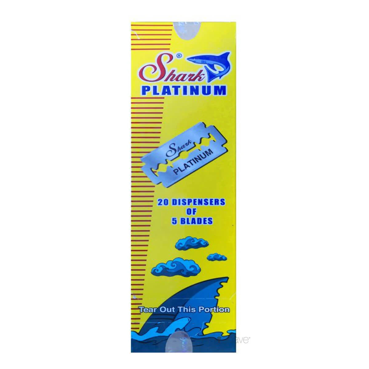 Platinum DE-Barber blades, 1 bar, 10x10 (100 pcs.)