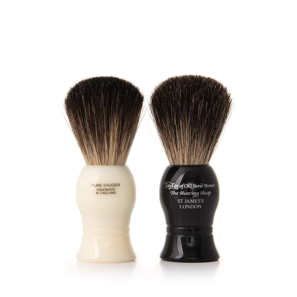 Shaving brush, Pure Badger, Starter, M, Ivory