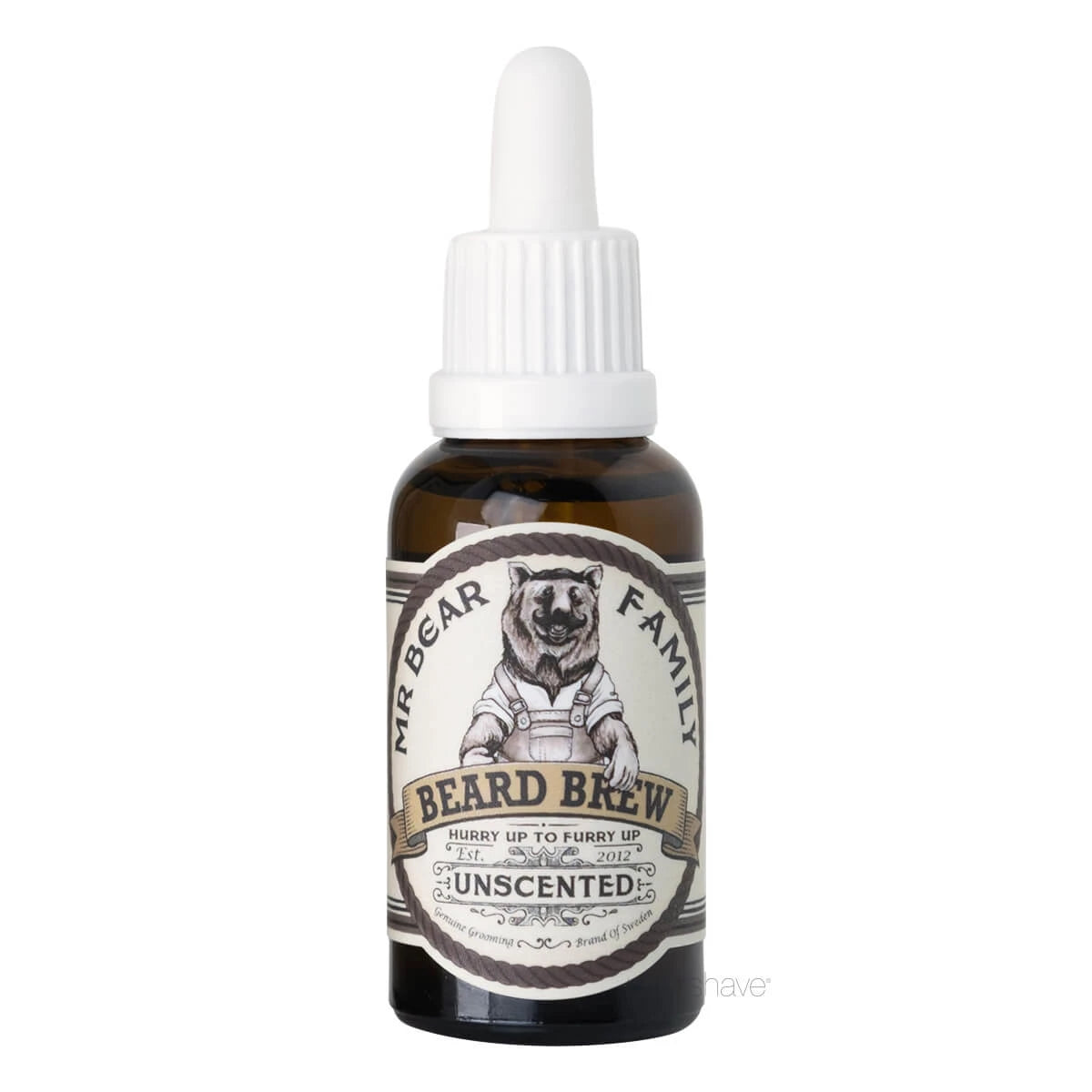 Beard Oil, Beard Brew Oil, Unscented, 30 ml.