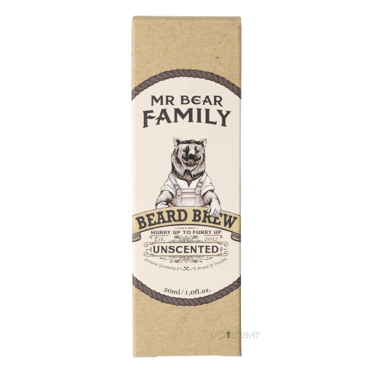 Beard Oil, Beard Brew Oil, Unscented, 30 ml.