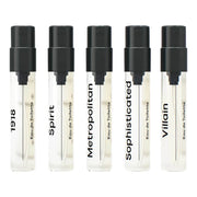 Eau de Toilette Samples Pack, 5 x 2 ml.