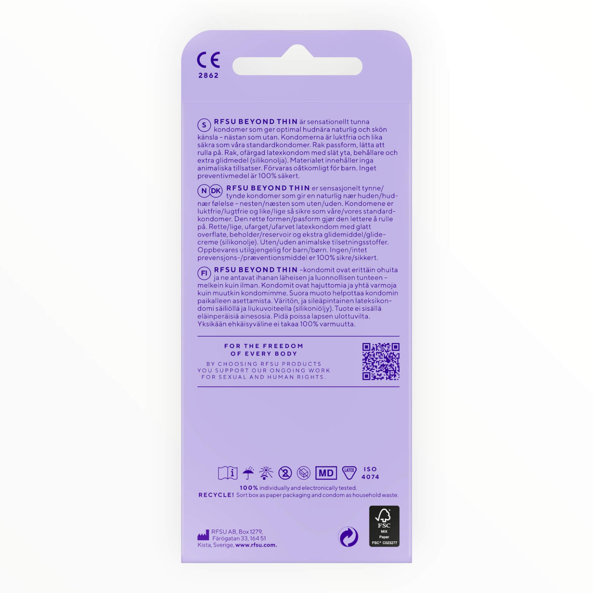 Beyond Thin, Condoms, 10-pack