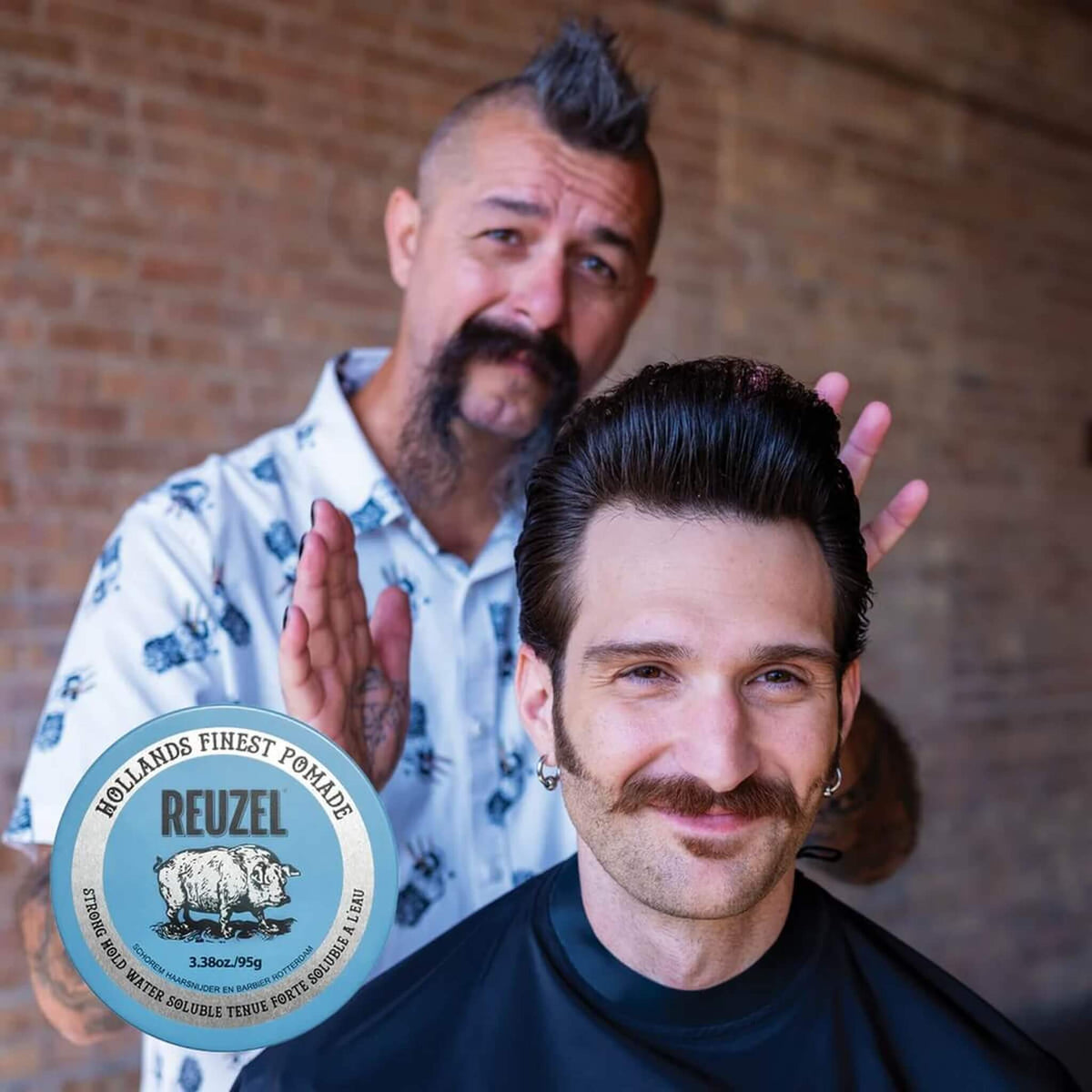 Blue Water Soluble Pomade - Strong Hold, 95 g.