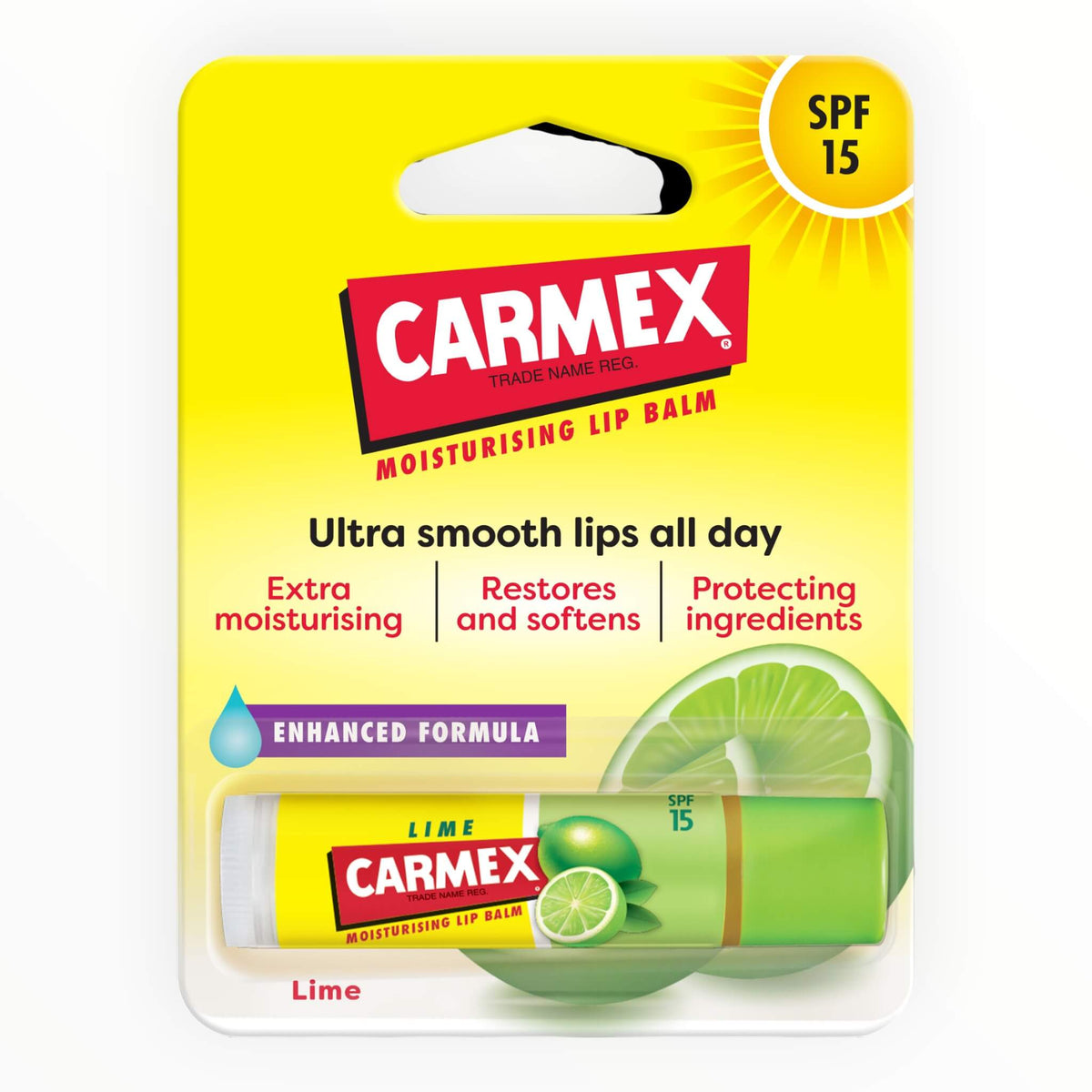 Lip Balm, Lime Stick, SPF 15, 4.25 g.