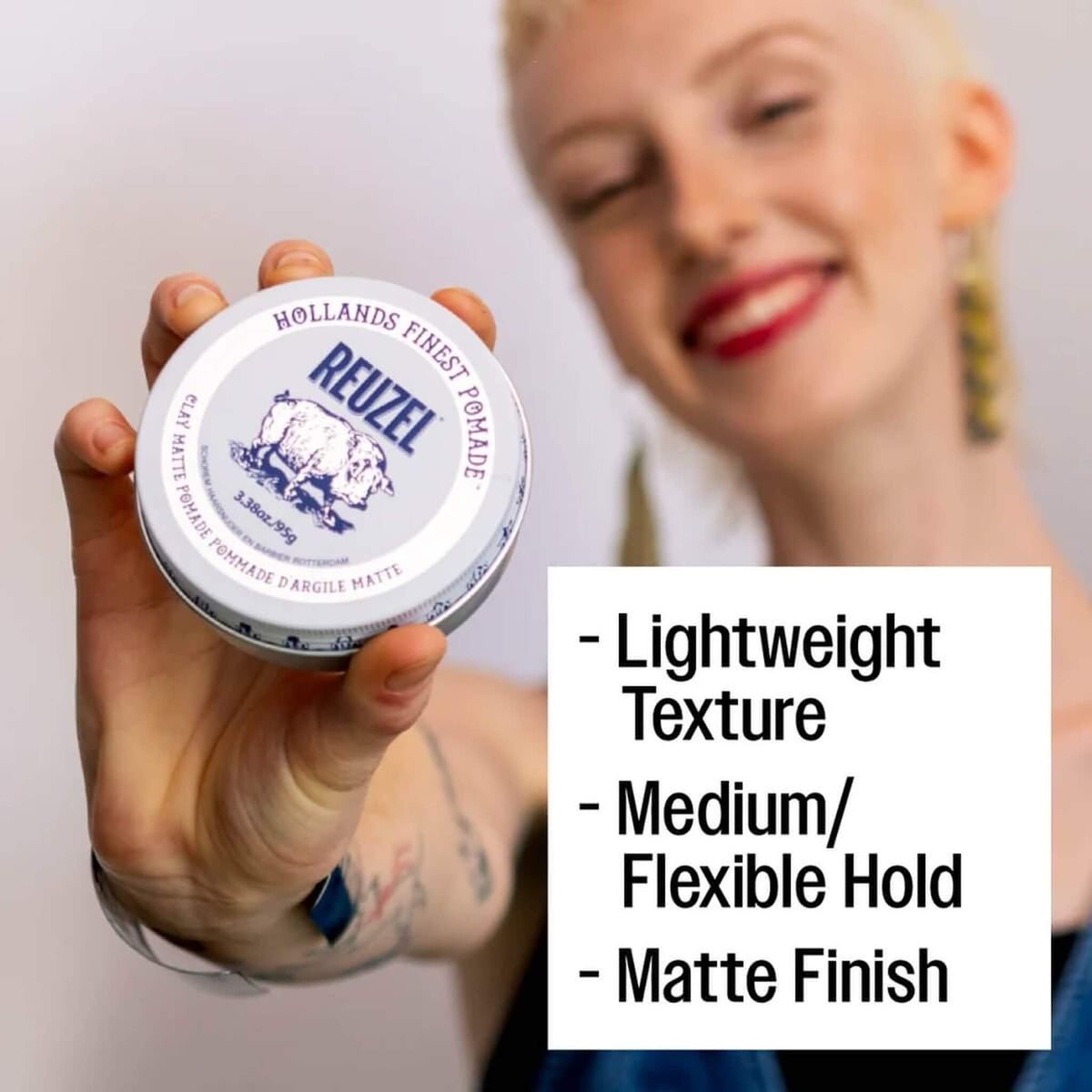 Clay Matte Pomade, 95 g.