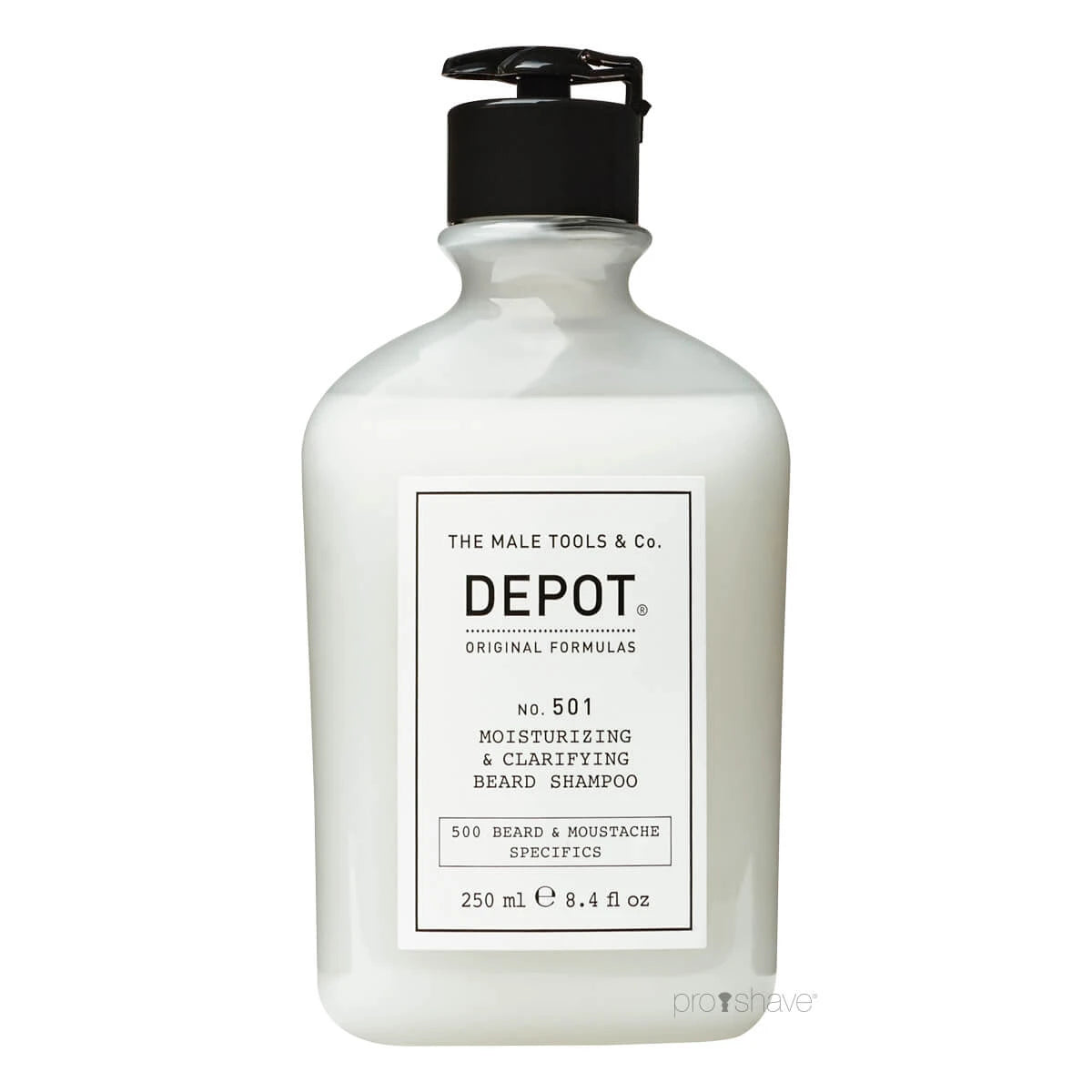 Moisturizing & Clarifying Beard Shampoo, No. 501, 250 ml.
