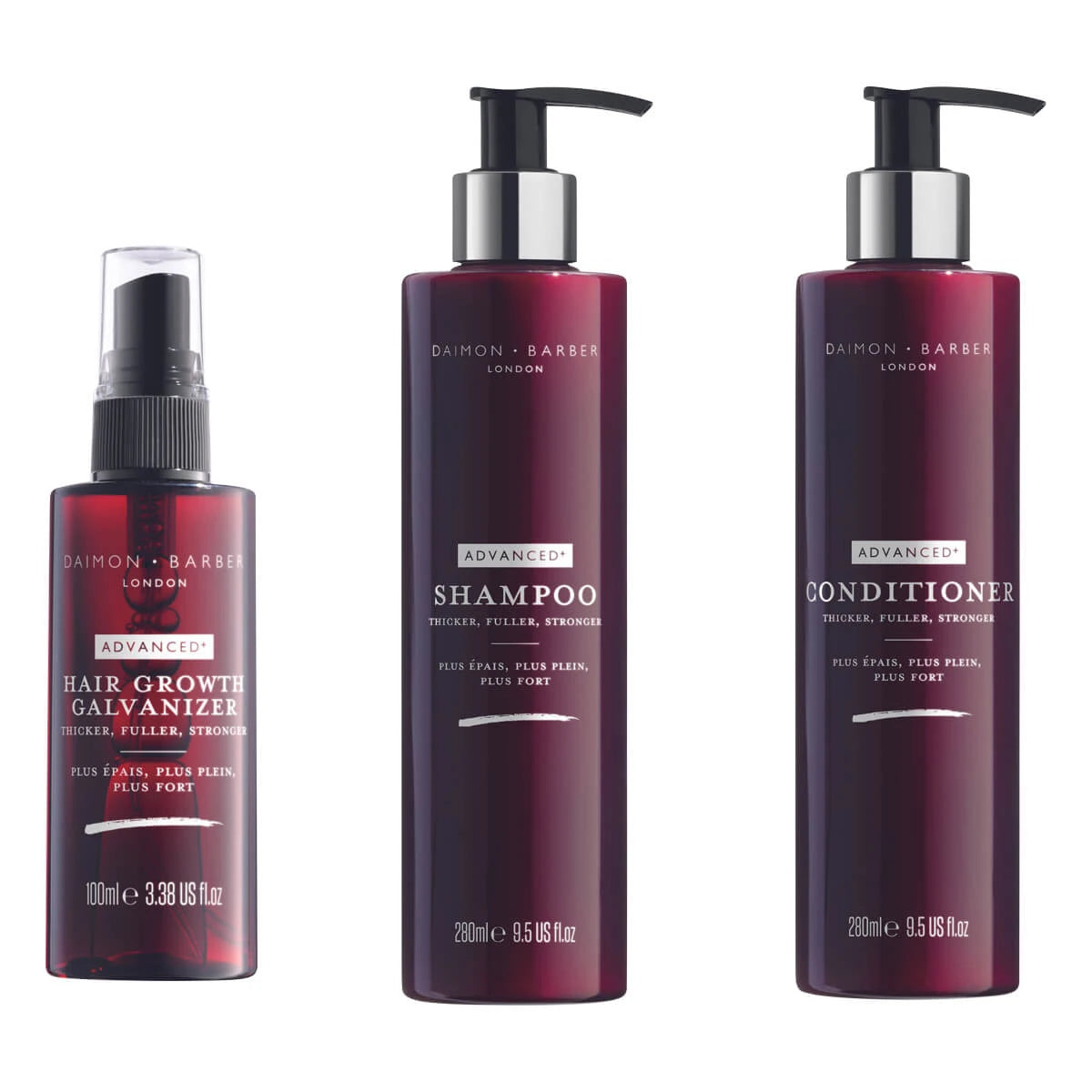 Advanced+ Trio, Shampoo, Conditioner & Hair Growth Galvanizer