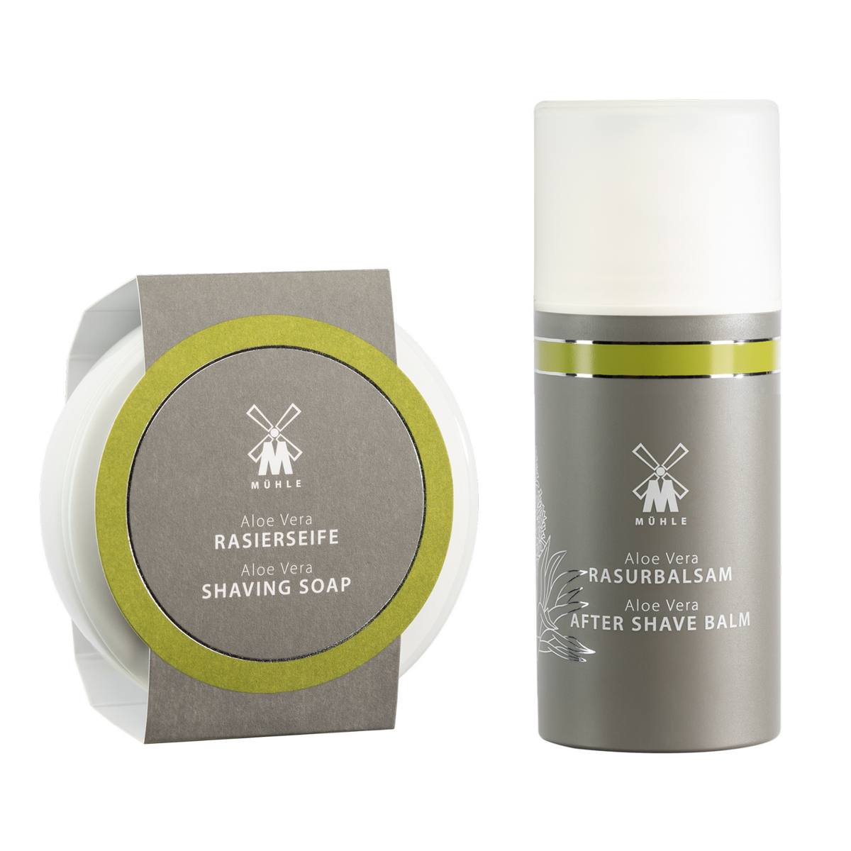 Aloe Vera Set, Shaving Soap and Aftershave Balm