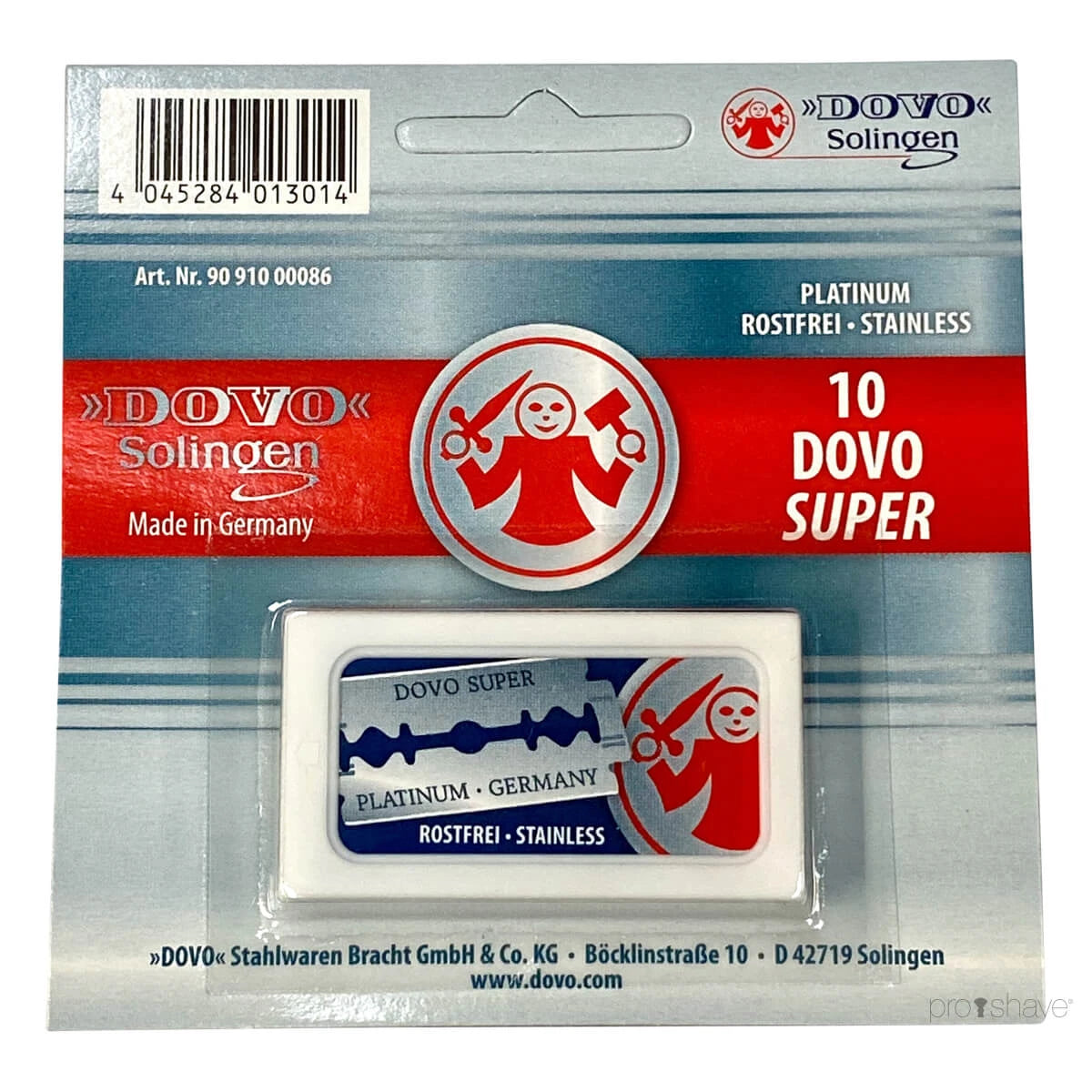 Super Platinum DE razor blades, 10 pcs.