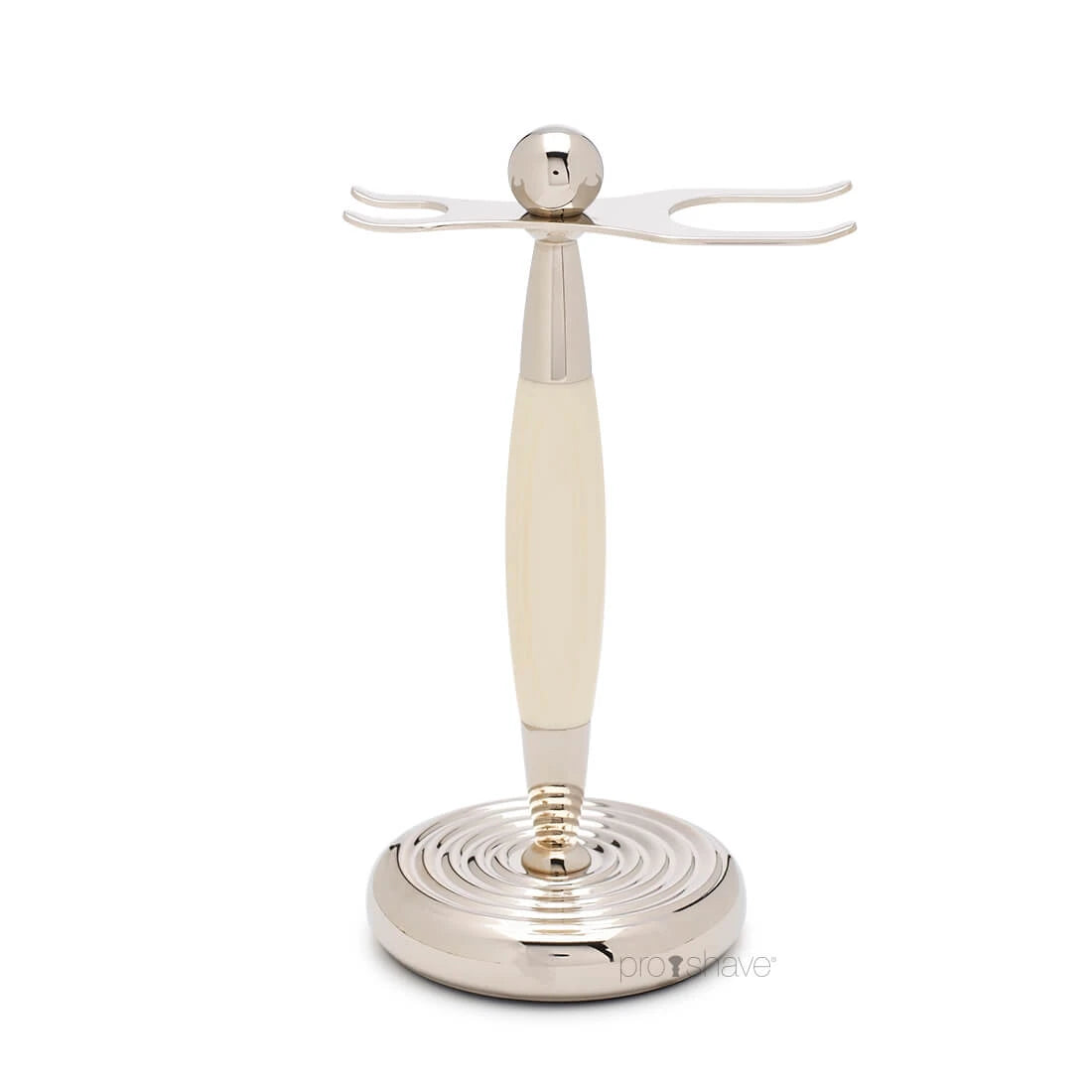 Shaving kit with Mach3 Shaver, Badger brush and holder, Edwardian, Faux Ivory