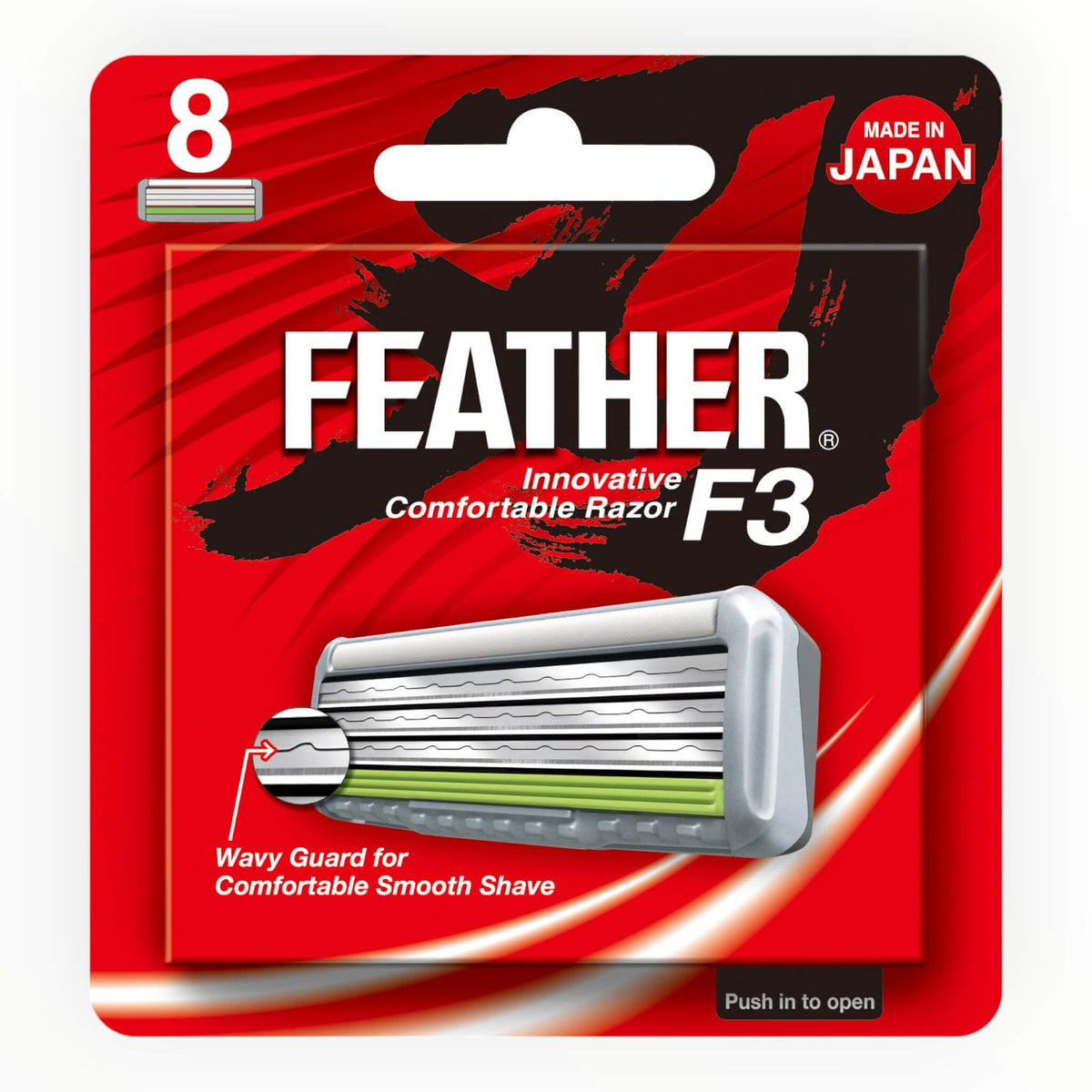 F3 Razor Blades (3 blades), 8-pack