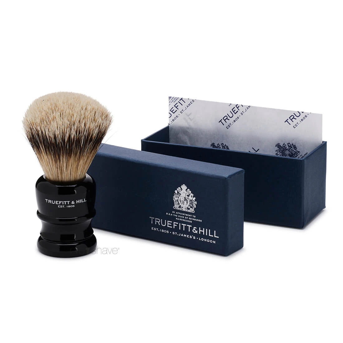 Shaving brush, Wellington, Super Badger, Faux Ebony
