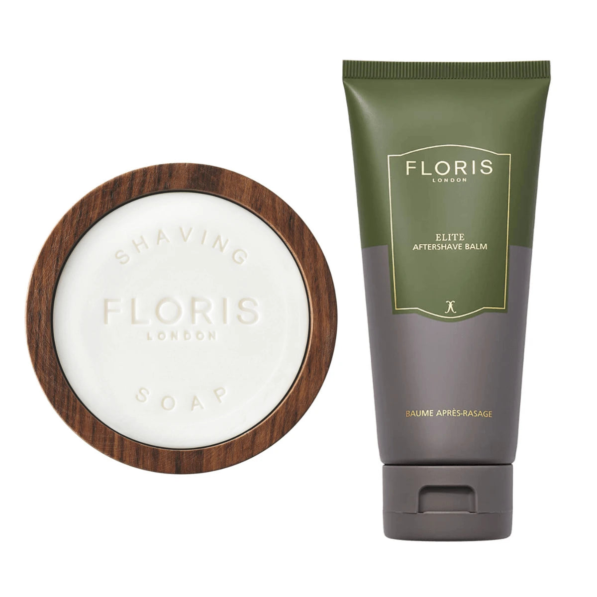 Elite, Shaving Soap and Aftershave Balm Set