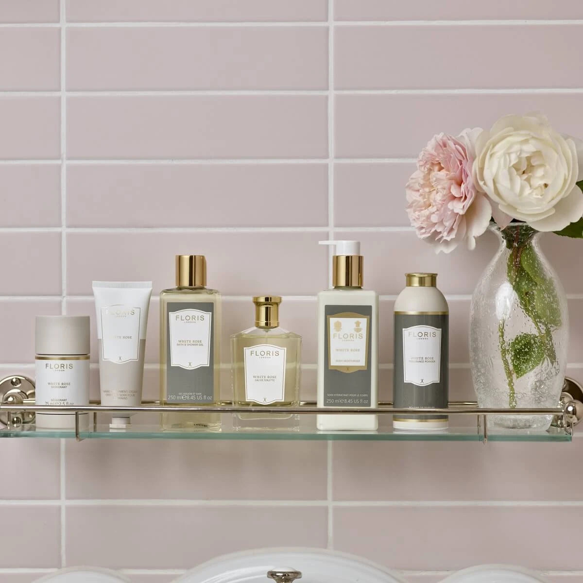White Rose, Bath & Shower Gel, 250 ml.