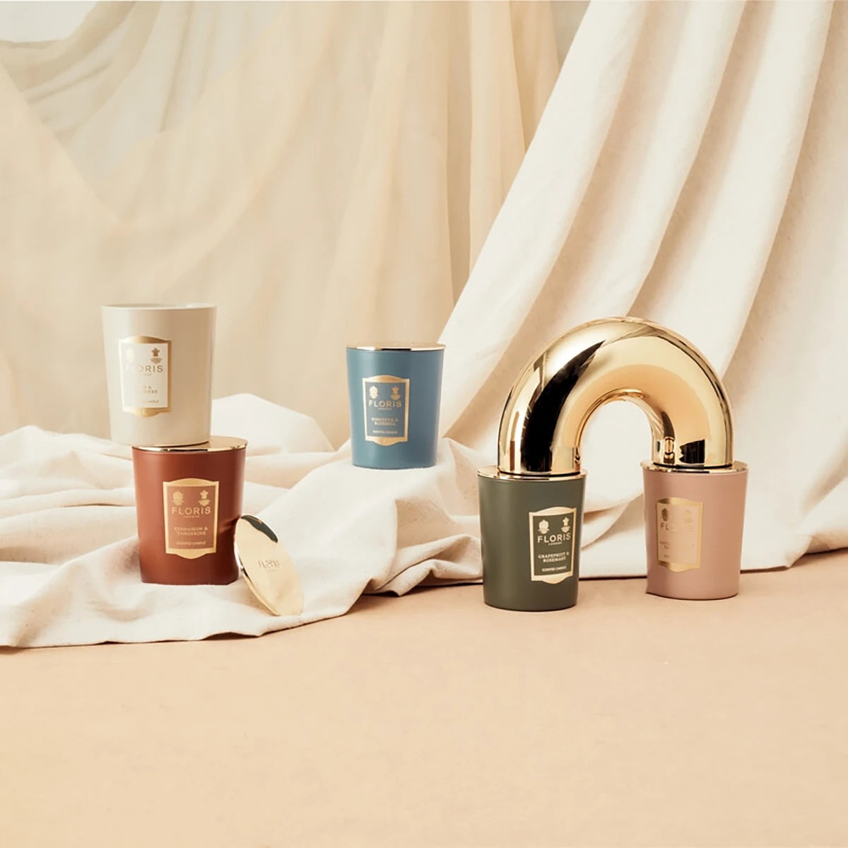 Cinnamon & Mandarin Scented Candle, 175 gr.