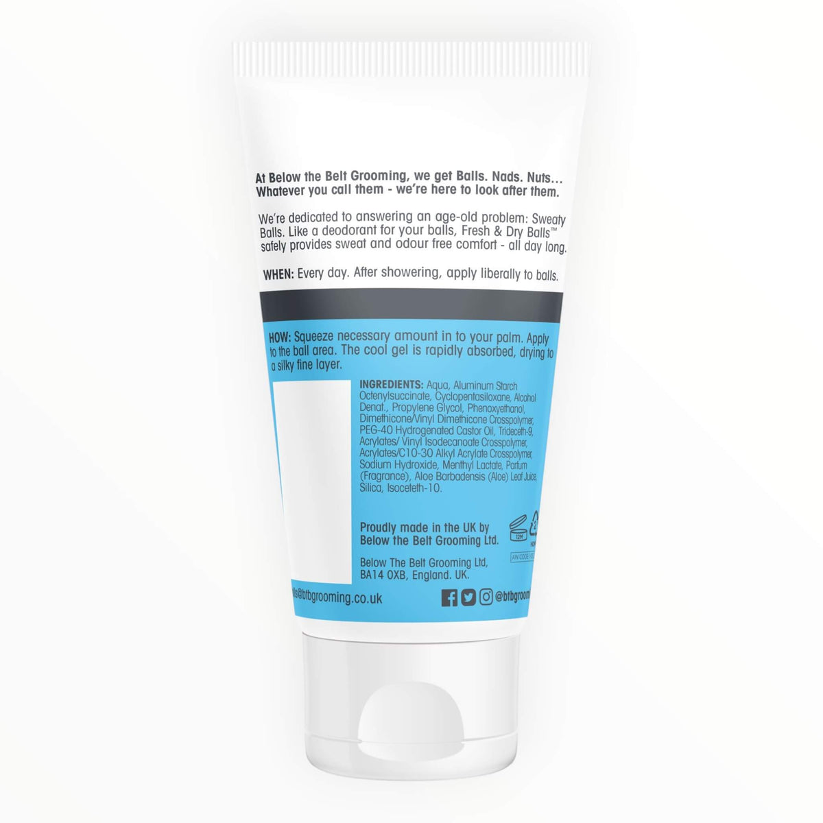 Fresh & Dry Balls, Cool, 75 ml.