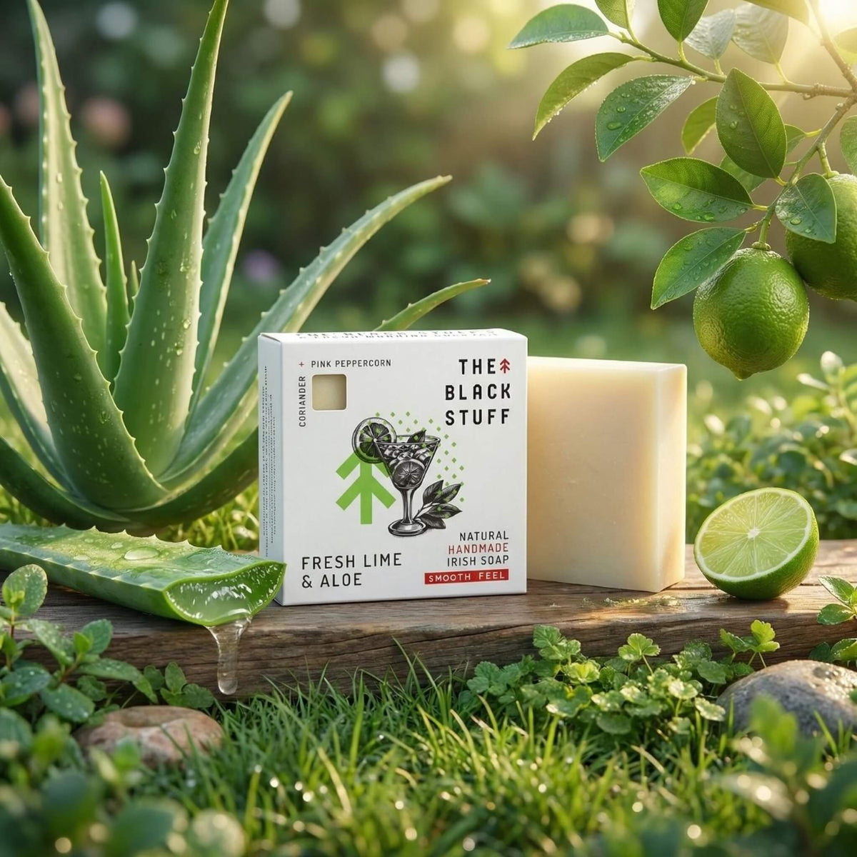 Soap, Fresh Lime and Aloe, 135 g.