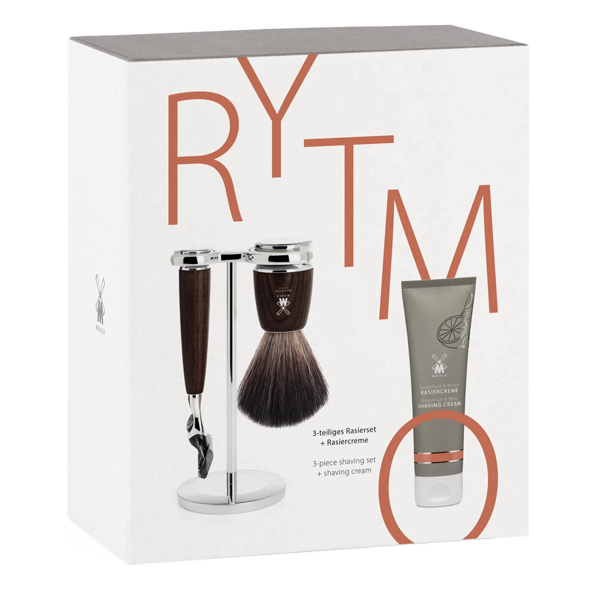 Gift box with shaving kit and shaving cream, Rytmo