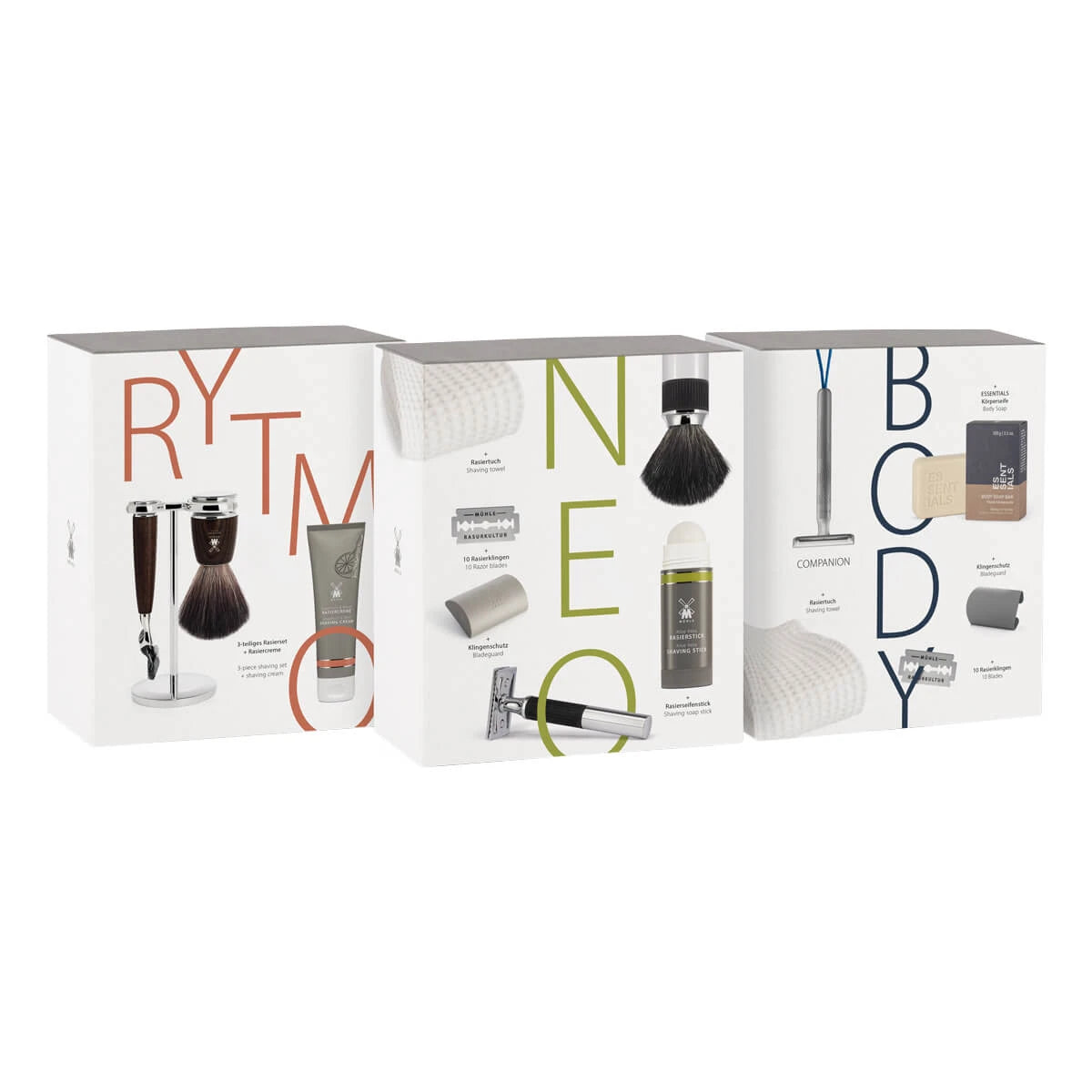Gift box with shaving kit and shaving cream, Rytmo