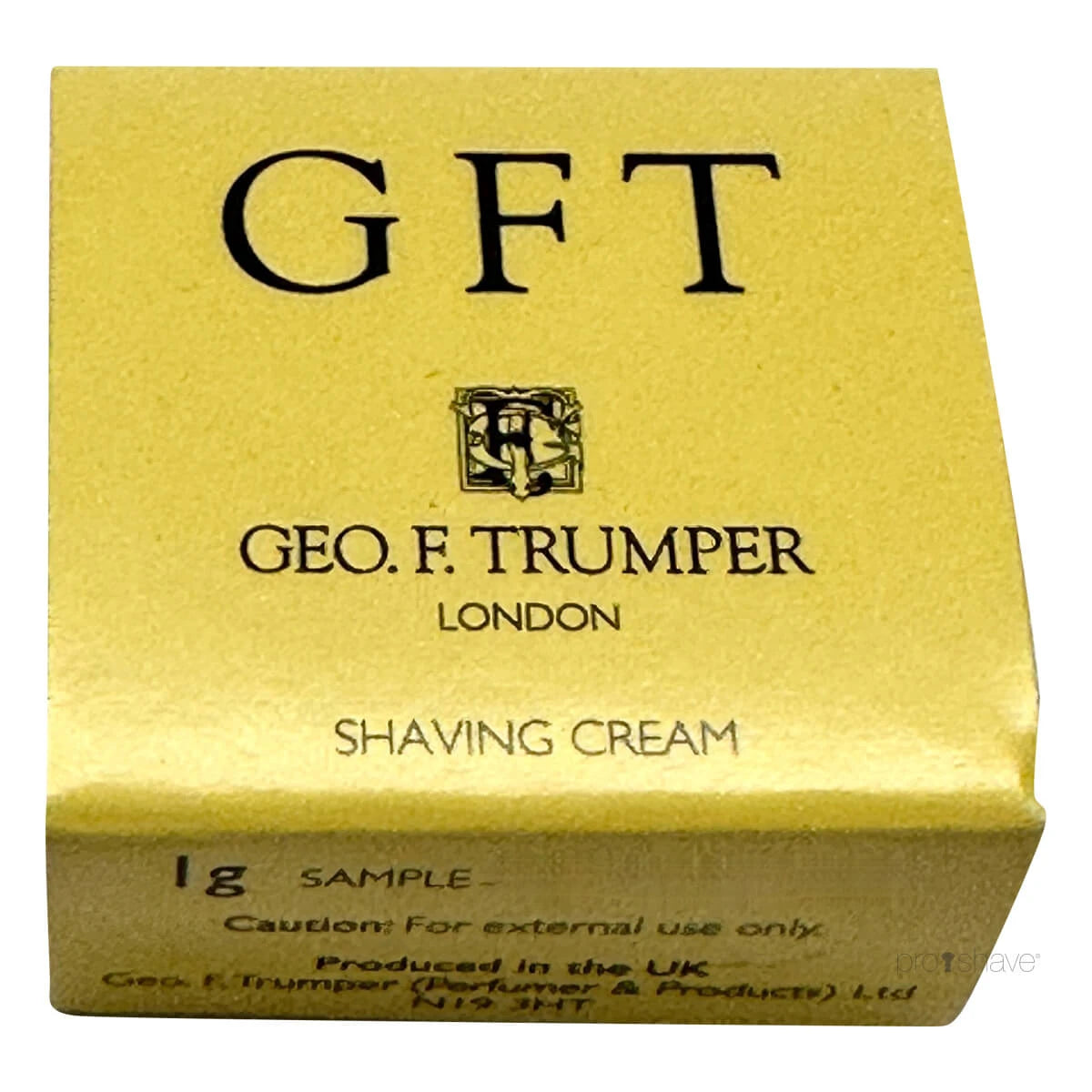 Shaving cream, GFT, Sample, 1 gr.