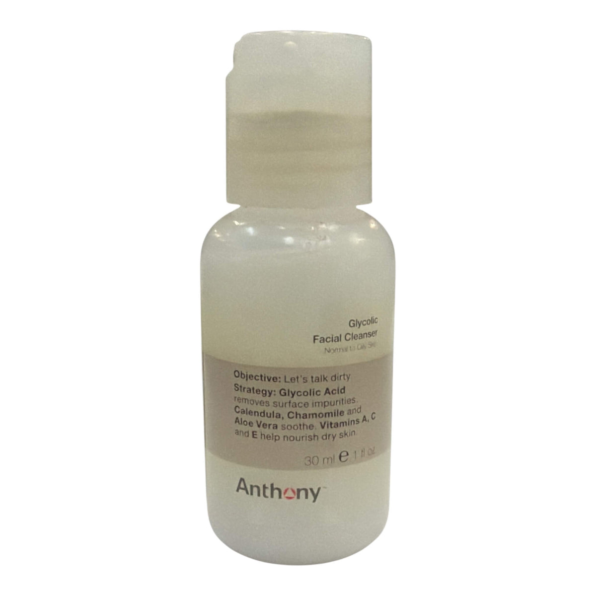 Glycolic Facial Cleanser, Travel Size, 30 ml.
