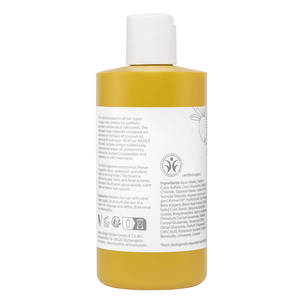 Organic Shampoo, 300 ml.