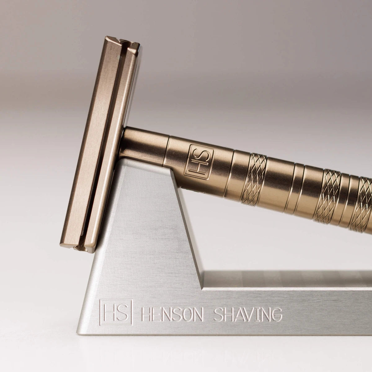 Holder for DE razor, Aluminum