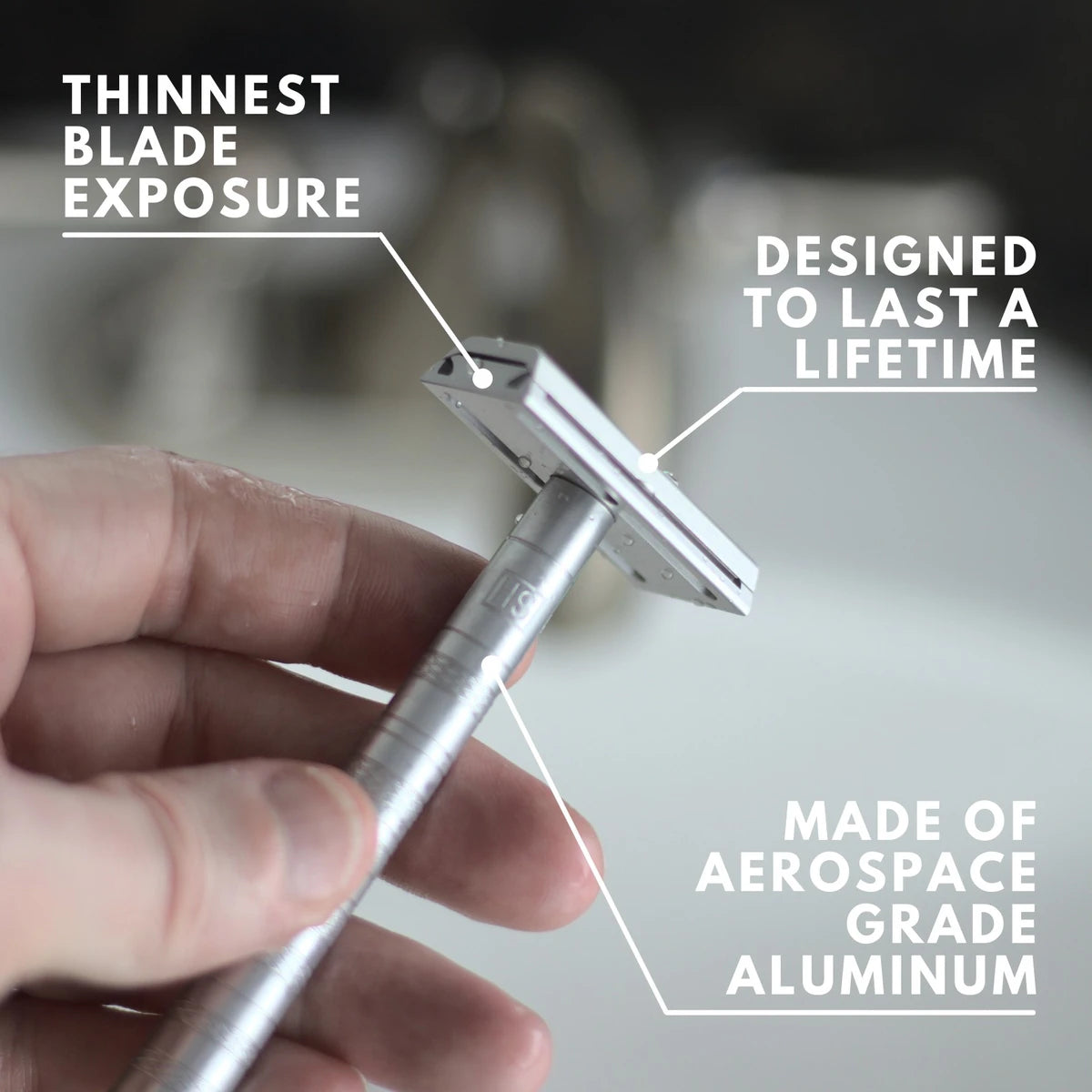 AL13 DE razor, Aircraft Aluminum - MILD