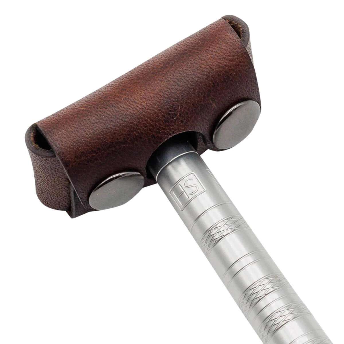 Blade guard, Brown leather