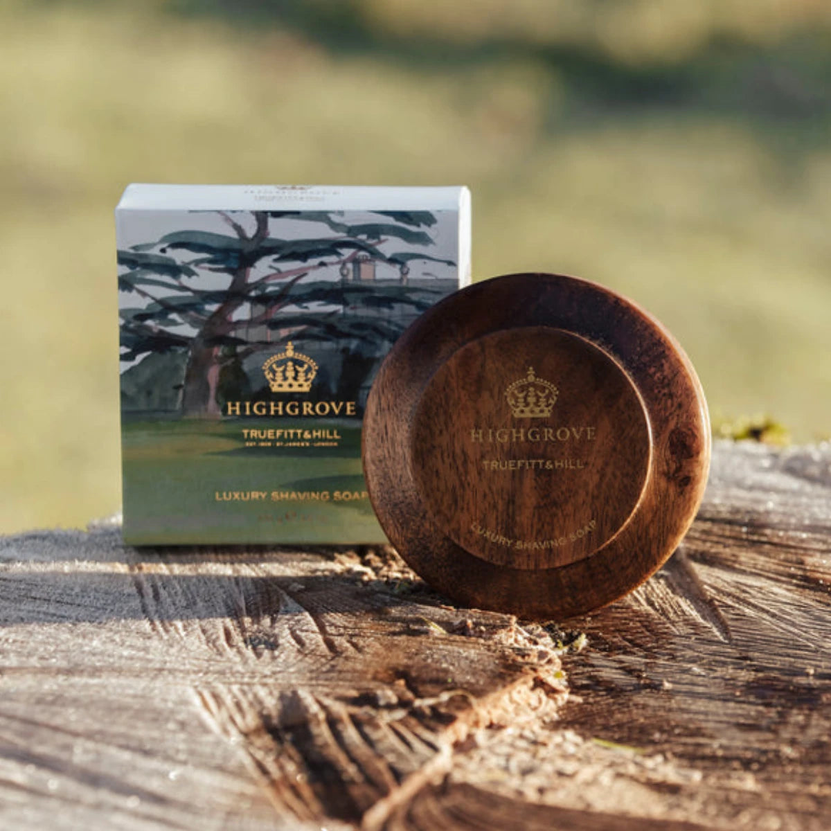 Shaving soap in wooden bowl, Highgrove, 100 g.