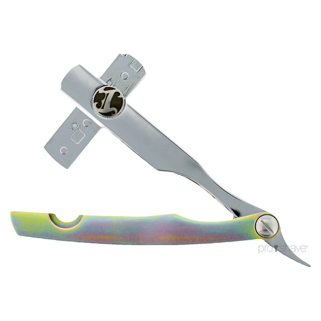 Straight razor, Yellow Zinc & Chrome
