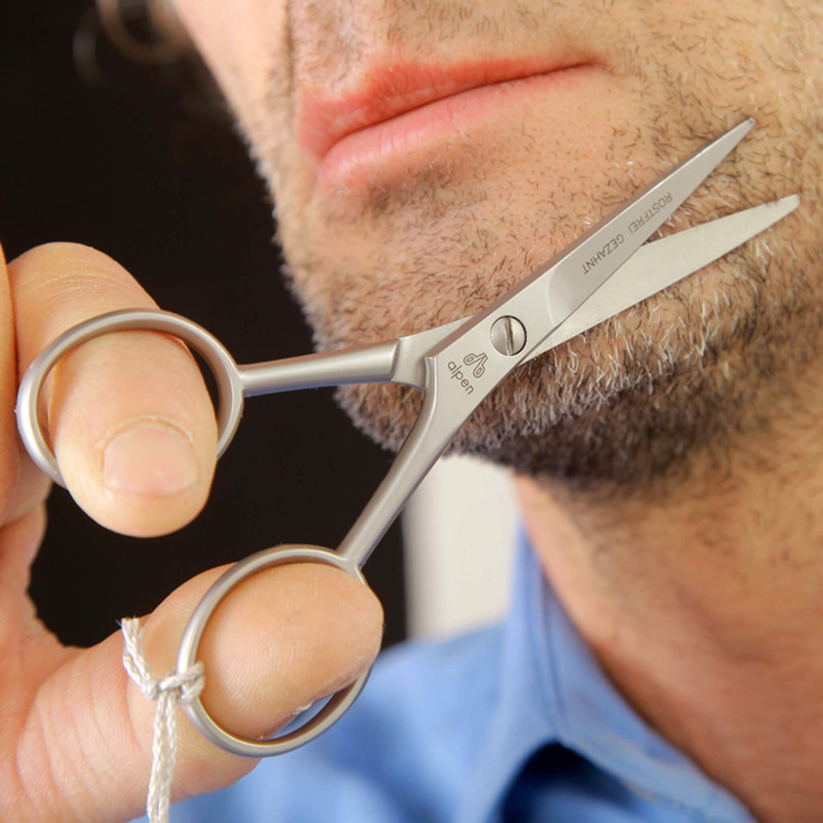 Beard Scissors Stainless Steel, 11.5 cm.